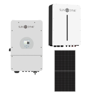 Deye 12kW Solar, Inverter & Battery Combo Deal – 1 X Deye 12kW Inverter (1 Phase), 4 X 5kW Dyness Lithium Ion Battery & 14 X Sunova 585W Solar Panels