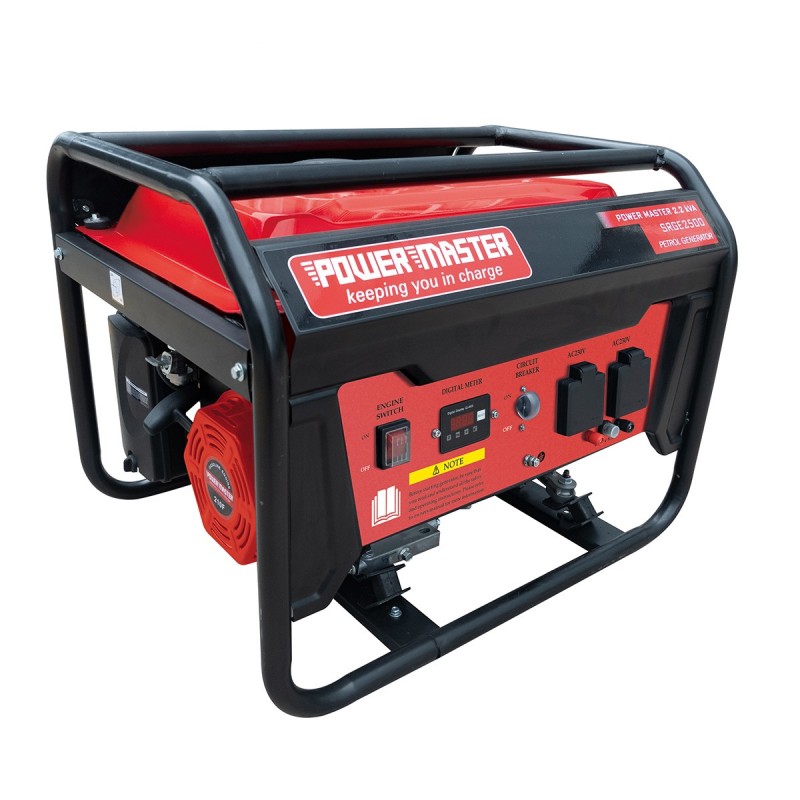 Powermaster Generator 2.2KVA Petrol Manual Start